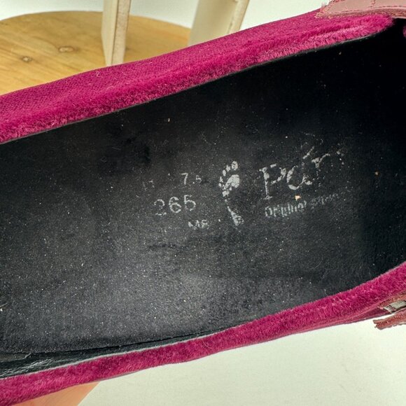 Papillo(Birkenstock) Velvet purple shoes Size 40 41  size 9.5 10 embroidered boh - Picture 7 of 16